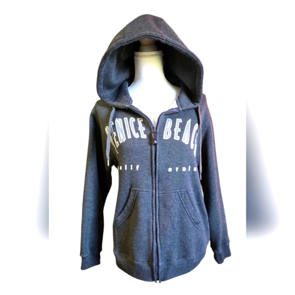 Venice Beach Gray Hoodie - Picture 4 of 10